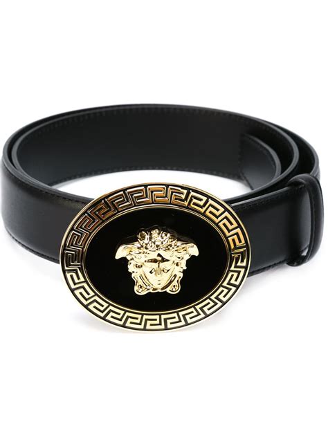 belt versace|Versace belt black and white.